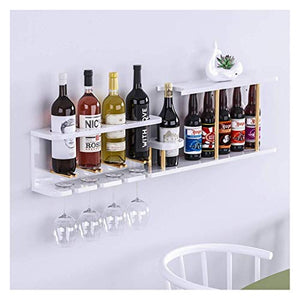 ZHXYY Portabicchieri Creativo per Ristorante, attaccapanni a Testa in Giù, Appendiabiti da Parete per Soggiorno, Supporto da Parete per armadietto da Vino, portabottiglie Leggero (Dimensione: A)