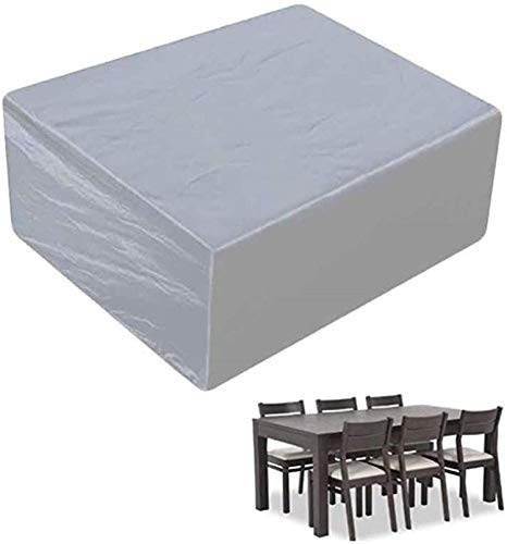 100 × 100 × 85 cm Coperture per mobili da giardino impermeabili, copertura per mobili da giardino rettangolare, telone di protezione, protezione ambientale durevole, tavolino rettangolare, 2 colori,