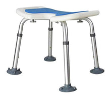 Sgabello for Doccia in Alluminio for Disabili Premaman Sedia Antiscivolo con Tappetino Antiscivolo - Portante 136kg-43x40cm