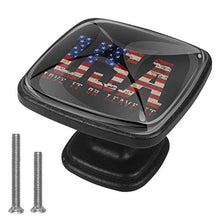 Bandiera americana (2) 4 PCS Pomelli per Porta, Pomolo per Mobile, Pomelli per Mobili con Viti, Maniglia per Armadietto, Pomelli per Porta, Pomelli per Cassetti per Porta, Armadio, Cassetto e Credenza