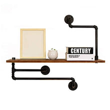 LYM &ripiano di stoccaggio Wallboard Hanging Scaffale, Vintage Bookshelf Tubo Soggiorno Angolo Cubi Telaio Galleggiante di stoccaggio (80 * 20 * 70cm) Scaffale di Finitura