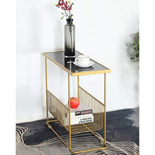 GXT WGZ- Comodino Camera Locker, Camera da Letto Comodino, Soggiorno Locker, Living Room Divano Fianco del Mobile (Color : Black)