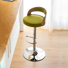 DJFIOSD Sedie da Bar con Sollevamento Schienale per La Casa, Sgabello per Sedia da Bar in Metallo Minimalista Nordico La Sedia in Pelle PU E Cotone può Essere Utilizzata in Bar, Ristoranti,B
