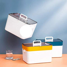 Medicina Di Sicurezza, La Droga Di Grande Capienza Portatili Organizzatore Casa Facile Da Armadietto Mossa Medicina Cassetta Di Pronto Soccorso / Scatola Per Vacanze E Arzneimittelbox,Grigio