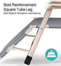 Sywlwxkq Zero Gravity Lettini Prendisole Patio Giardino Sedia Pieghevole Regolabile Reclinabile Spiaggia Campeggio Sdraio da Esterno Supporta 200 kg Grigio