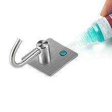 CHSG 6 pcs Ganci Adesivi, Ganci Portasciugamani In Acciaio Inox Gancio Appendiabiti Da Parete Autoadesivo Cucina, Forte Impermeabile Rimovibile Senza Tracce, Per Bagno Cucina Porta