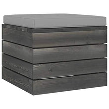 FAMIROSA Set Divani da Giardino su Pallet 4 pz con Cuscini Massello Pino-1780