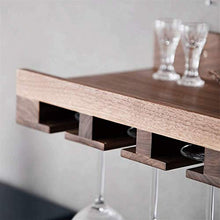 Leifeng Tower Classico Wine Rack Creativa di Noce Nera Parete Rack Hanging Supporto di Tazza di Vino Rack Calice Titolare Wine Rack (Color : A)