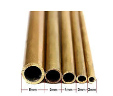 MYAMIA 2-6Mm Diametro Tondo Tubi di Ottone per Il Modello di Costruzione Artigianale 300Mm Lungo Tubo di Ottone-6Mm