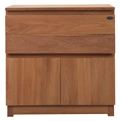 Teako Design Credenza Carmelo, resistente alle intemperie, 90 cm, mobili da giardino, resistente alle intemperie