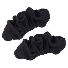 IMIKEYA Fodere per braccioli per Sedia da Ufficio Fodere per braccioli Fodere per Proteggi braccioli per Sedia da Computer addensate Maniche per braccioli per Sedia con Fascia Elastica(Nero)