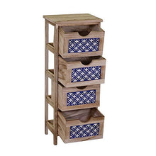 Vacchetti Amsterdam Mobiletto, Legno, Multicolor, Grande