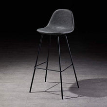 GYPPG Sedia Elegant Home Dcor Sgabello Bar Alto 75 cm, Cuscino in Pelle PU e Gambe in Metallo Nero, Design Moderno in 6 Colori