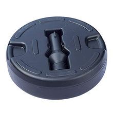 Urhause Base per Ombrellone da Giardino in Plastica Rotonda,Supporto Ombrelloni Che può Contenere 30 kg di Acqua o Sabbia,Adatto per Palo per Ombrellone da 35-38 MM