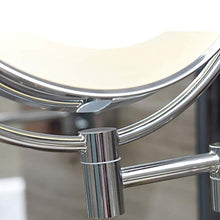 Specchio per Il Trucco Specchio a sfioramento dimmerabile Specchio bifacciale Specchio da Trucco Girevole a 360 ° Specchio da Bagno Portatile da Barba a Batteria