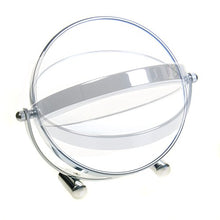 TUKA Specchio Cosmetico 5X Ingranditori, ø12,5 cm Doppia Faccia Specchi da Trucco, Specchio da Tavolo Cromato, 5" Specchio Borsa per casa o Viaggio, Specchio Bagno per Trucco e Rasatura, TKD3104-5x