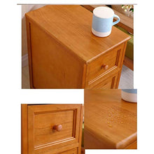 JXZO Simple Crevice Armadio di stoccaggio in Legno massello 40 * 20 * 53 cm Piccolo cabinetto Comodino ad Ultra-Stretto Camera da Letto Letto Comodino Comodino Piccolo armadietto (Color : Wood Color)