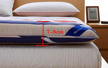 Floor Mattress Futon Mattress,Breathable Fold Futon,Thick Mattress,Double Japanese Sleeping Pad,Soft Futon Floor Mattress,Foldable Roll Up Floor Mattress,Thickness 7-8cm,B,180x200cm