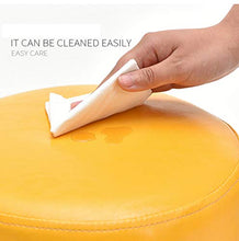 Mobili per la casa e Giardino Sgabello di Trucco casa di Moda Creativa/Sgabello Rotondo di Ferro per Divano da Pranzo Divano da Pranzo Sgabello Ottomani da Cucina (Colore : Giallo)