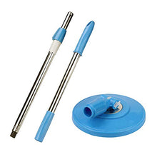 SSAYY Mop Testine di Ricambio Spin Mop Sostituzione Maniglia in Acciaio Inox Spin Mop 304 per Mop da Pavimento 360 Versione Senza Pedale