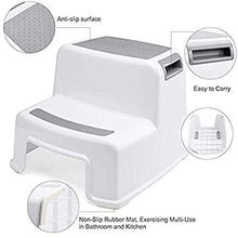 DXXWANG Step Sgabello Sgabello per Scarpe Poggiapiedi Sgabello Basso Sgabello per Bambini,Leggero Antiscivolo Plastica Soggiorno Bagno Camera da Letto Giardino Bagno/Verde / 32×36×26cm