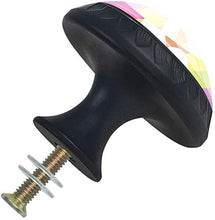 Violino Music Note Key Strisce colorate Pomelli per Porta Set di 4 Pomelli per Mobili Manopole per Cassetti Cucina Armadio Vetro