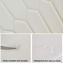 SYN-GUGAI Arredamento Set di 2 Sedie da Pranzo, Sedia Moderna Imbottita per Il Tempo Libero in Pelle PU Impermeabile con Gambe in Metallo in Ferro per Soggiorno Cucina, Facile da Pulire (Color : B)