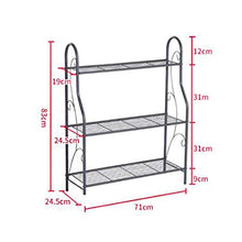 XWZH Cabinet Scarpe da Polvere 3 Tiers S Forma di Scarpe da Scarpe da Scarpe da Scarpa per mensola per 10 Paia di Scarpe, 71x24.5x83cm