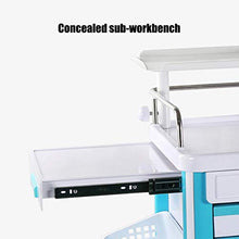 Carrello medico dell'ABS, Veicoli del Cambio dello Strumento del Veicolo di Salvataggio, con Un Supporto di infusione, Carrello di Trasporto di Droga di Cura Muto di laminazione dedicato Ospedale