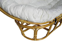 POLTRONA PAPASAN DIVANO 2 POSTI RATTAN DIMENSIONI CM 170X105X87 H VIMINI CON CUSCINO E CINGHIE poltrona per esterno ed interno salotto rattan naturale