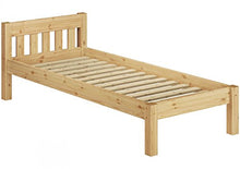Erst-Holz Solido Letto Classico 90x190 in Pino massello con doghe rigide 60.38-09-190