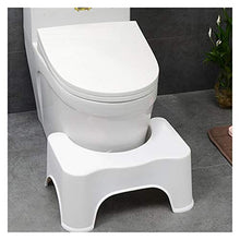 CHENJIAO Squatting Sgabello Casa Squatting Sgabello Bagno Squat Igienici Sgabello Compact Squatty Potty Sgabello Sede Portatile for La Casa da Bagno Strumenti Toilette (Color : White)
