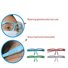 EXCEART Visiera di Sicurezza Visiera Trasparente Visiera di Sicurezza Maschera Protettiva per Occhi E Visiera Trasparente Visiera per Bambini Donna Uomo Dottori (Bianco)