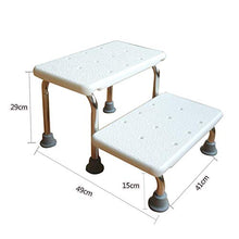 YANGFH Bagno Sgabello da Terra casa Bagno Passo Sgabello Scala Interna Multi-Funzione Piccola Scala sospesa a Due gradini Sgabello a Due Passi scaletta Bagno Sedia