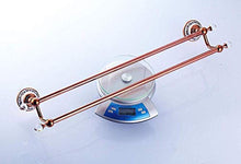 PYROJEWEL Bar Parete Rail Parete Rail Rack cremagliera Gancio di Rame Doppio Ciondolo Bagno Pole Bagno Rosa lingotto d'oro da Bagno mensola da Bagno