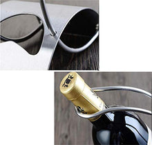 COLiJOL Portabottiglie per Vino in Acciaio Inossidabile Portabottiglie per Vino Singolo Portabottiglie per Vino da Appoggio Espositori per Espositori Decorazione Di Moda