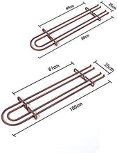 DFJU Wine Bar Stile Semplice Ferro da Appendere Bicchiere da Vino Cremagliera Decorazione a soffitto Scaffale Bar Deposito (Dimensioni: 80 * 25 cm)