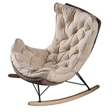 XinQing-Sedia a Dondolo Balcone Pigro Sedia a Dondolo in Tessuto reclinabile in Tessuto Snail-Style shood shood Chair 95x90x90cm