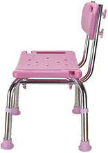 Sgabello da doccia Bagno sgabello in lega di alluminio di colore rosa doccia Sgabello Bagno Sgabello regolabile in altezza sedia Doccia Bagno sedia Vecchio rettangolo con antiscivolo Mat sgabello bagn