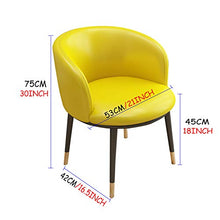 Sedie da Pranzo in PU -Sedia da Cucina per Il Tempo Libero 45cm,Imbottita, Staffa in Metallo può Supportare 150 kg, Toeletta Sedia da Ufficio Moderna Sgabello da Bar(Grigio Chiaro)