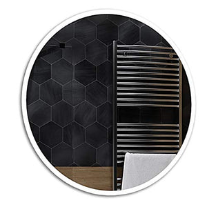Specchio Rotondo LED | 90 cm | Delhi - Accessori aggiuntivi - Orologio a LED/Stazione Meteo | Personalizza Specchio LED Premium