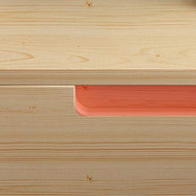 WALNUTA Comodino Minimalista Nordico, Armadio Moderno in Legno massello per Camera da Letto Minimalista