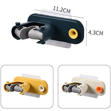 ZXCASDF Cremagliera Mop Panno Foro Mop Mop Gancio Fibbia Appeso Mop Artefatto Parete Mop Fermaglio Bagno Clip di Stoccaggio A Prova di umidità Impermeabile E,Giallo