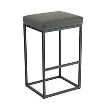 YHNMK Sgabello da Bar, sgabelli da Bar con poggiapiedi, per bancone da Cucina Sgabello Industriale Senza Schienale Seggiola Alta in Altezza Seggiola da Bar in Pelle PU