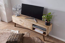 KADIMA Design TV Lowboard Garda in Legno massello TV comò Armadio Landhaus TV
