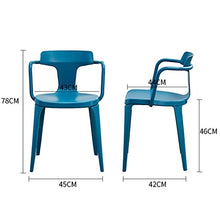LILICEN Nordic Lounge Sedia Sedie da Pranzo Sedie Ristorante Mobili da Ristorante Moderna Semplice Lazy Persona Sedia Moda Scrivania Desk Sedia Indietro Sgabelli (Color : Yellow)