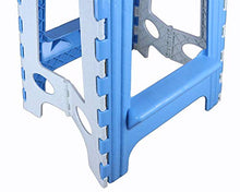 LLOOO Sgabello Pieghevole Alto 45CM Adulto Pieghevole Panca Giardino da Giardino Bagno Pieghevole Passo Sgabello Esterno Portatile