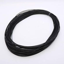 Materiale di tessitura circolare in rattan sintetico, in rattan sintetico, 500 g, colore: nero