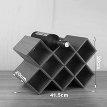 Vino supporto della cremagliera 8 bottiglia di vino Rack - Multi-Function Piano Vino Shelf Calice Hanging Shelf WTZ012 (Color : Black)