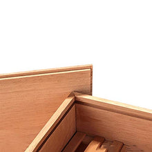 VIY Humidor per Sigari, Humidor Cigar, Detiene Il 30 Sigari, con Cedro in Legno Foderato E Vassoio Divisorio in Cedro Rimovibile, con Igrometro Umidificatore